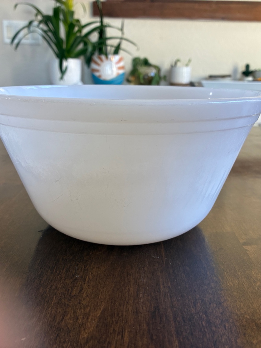 Federal Milk Glass -Classic White Serving Bowl - Durable Home Dining Serveware